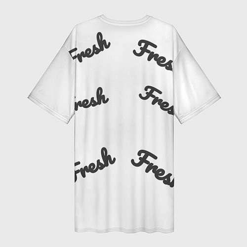 Женская длинная футболка Fresh / 3D-принт – фото 2