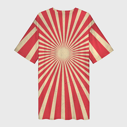Женская длинная футболка Сталин полигональный / 3D-принт – фото 2