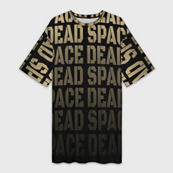 Женская длинная футболка Dead Space или мертвый космос