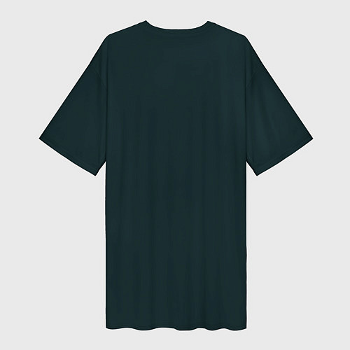 Женская длинная футболка Лис в цветочной рубашке / 3D-принт – фото 2