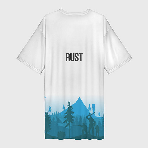 Женская длинная футболка Rustli / 3D-принт – фото 2