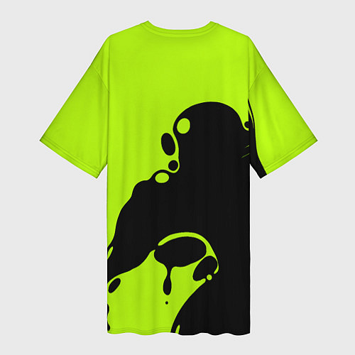 Женская длинная футболка Mash Burnedead / 3D-принт – фото 2