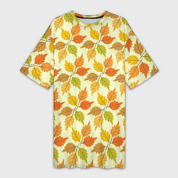 Женская длинная футболка Осенний марафон