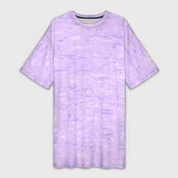 Женская длинная футболка Текстура лавандовый горизонтальный