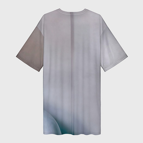 Женская длинная футболка Lisa Blackpink / 3D-принт – фото 2