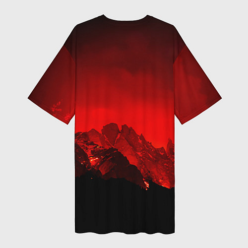 Женская длинная футболка Кен Канеки аниме Токийский Гуль / 3D-принт – фото 2