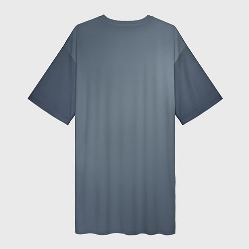 Женская длинная футболка Мордочка маленького енота / 3D-принт – фото 2