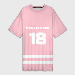 Женская длинная футболка Forever 18