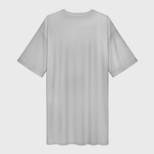 Женская длинная футболка Салют в ночном небе / 3D-принт – фото 2