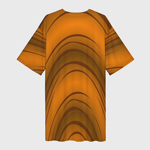 Женская длинная футболка Гнутое дерево / 3D-принт – фото 2
