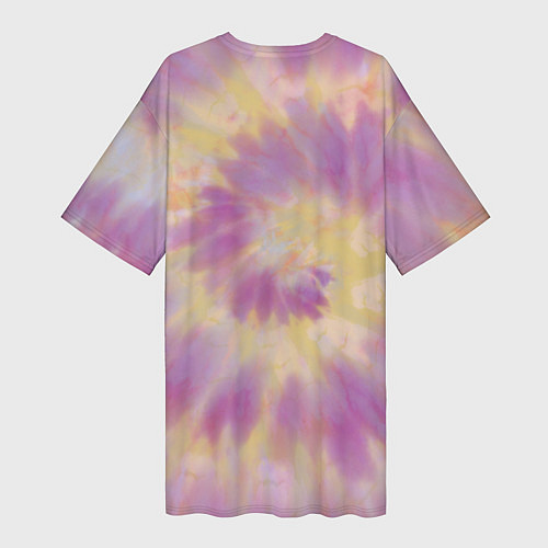 Женская длинная футболка Tie-Dye дизайн / 3D-принт – фото 2