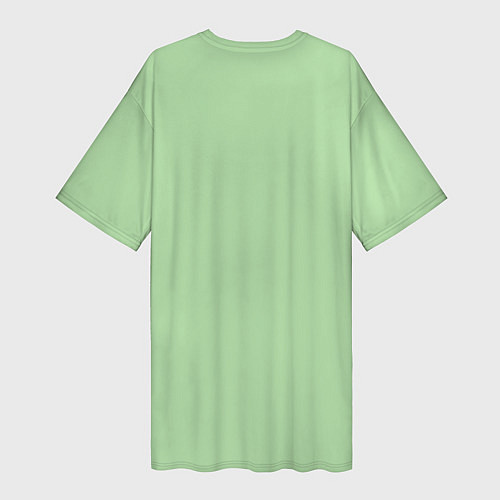 Женская длинная футболка Хэппибара счастлива / 3D-принт – фото 2