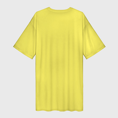 Женская длинная футболка Спанч Боб квадратные штаны / 3D-принт – фото 2