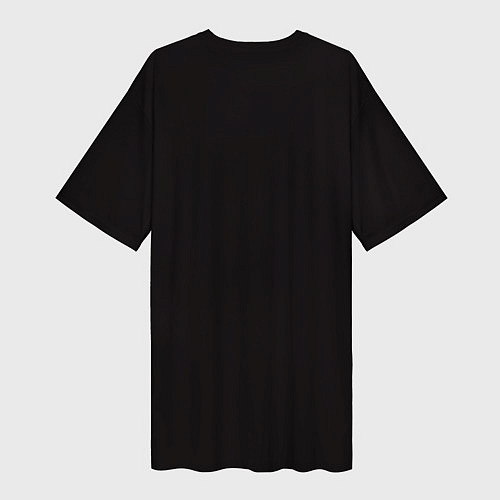Женская длинная футболка Призрачный мотылек / 3D-принт – фото 2