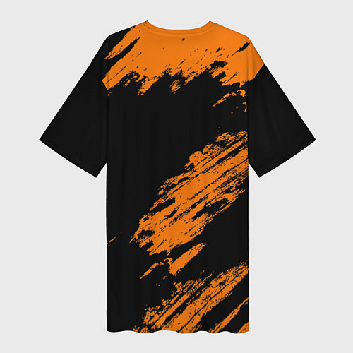 Женская длинная футболка Киборг Юстасс Кид - One Piece / 3D-принт – фото 2