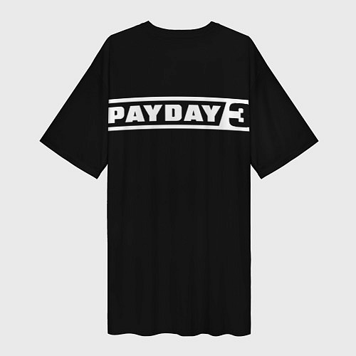 Женская длинная футболка I steal NY - Payday 3 / 3D-принт – фото 2