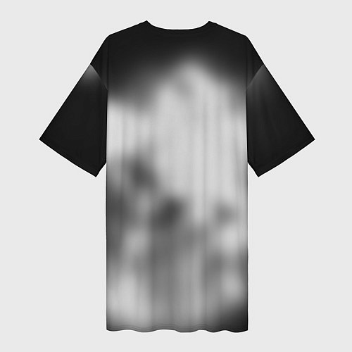 Женская длинная футболка Half life 3 black / 3D-принт – фото 2