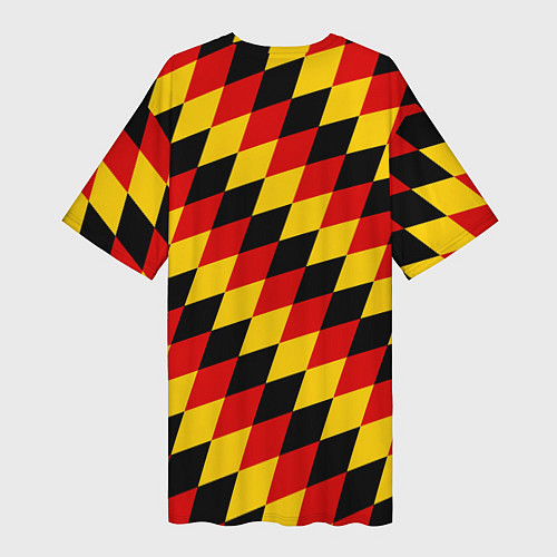 Женская длинная футболка Germany / 3D-принт – фото 2