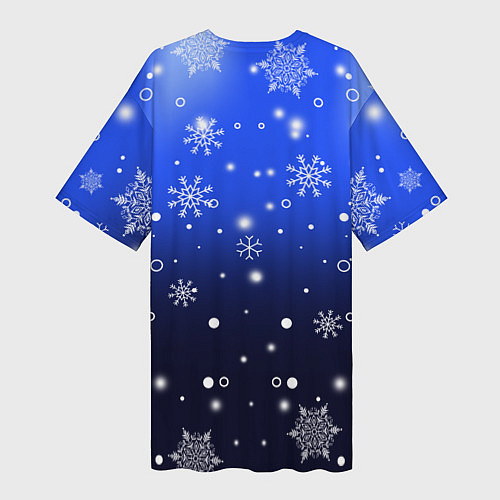 Женская длинная футболка Малыш дракон / 3D-принт – фото 2