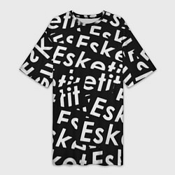 Женская длинная футболка Esskeetit rap
