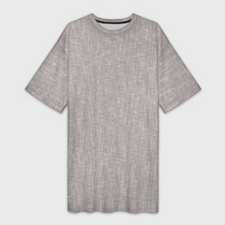 Женская длинная футболка Текстура серо-бежевый однотонный