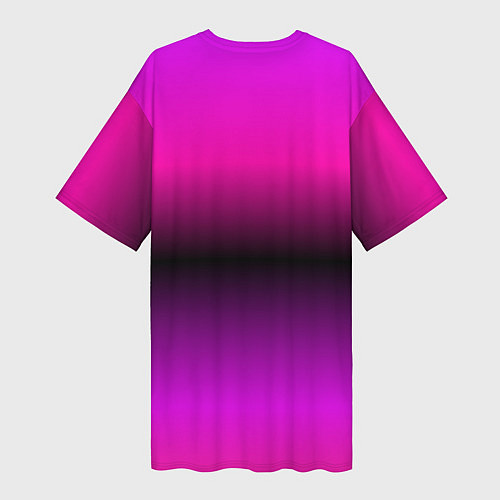 Женская длинная футболка Lil Peep фиолетовый лук / 3D-принт – фото 2