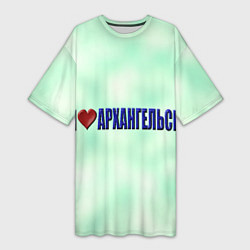 Женская длинная футболка Архангельск