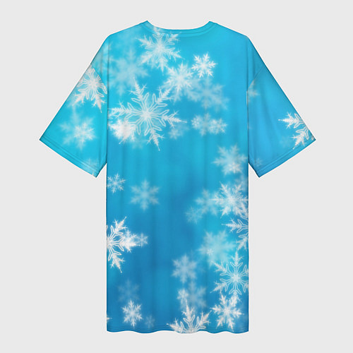 Женская длинная футболка 2023 пережили встречайте 2024 / 3D-принт – фото 2