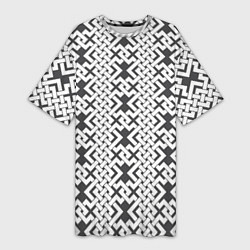 Женская длинная футболка Кельтский орнамент