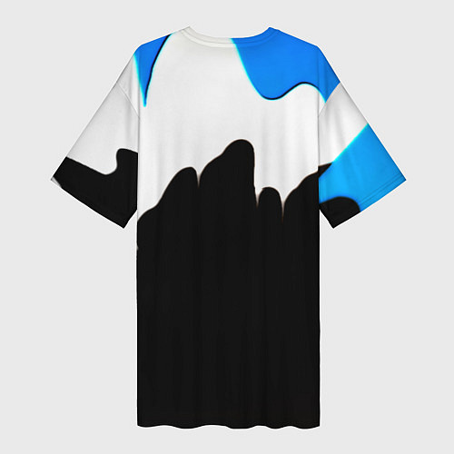 Женская длинная футболка GTA 5 краски гейм / 3D-принт – фото 2