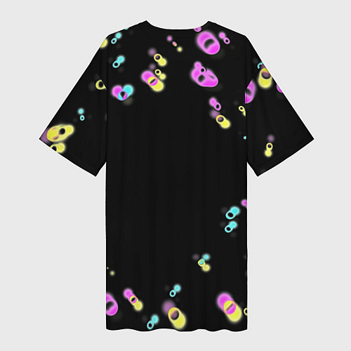 Женская длинная футболка Rocket League game / 3D-принт – фото 2