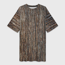 Женская длинная футболка Текстура ствола дерева