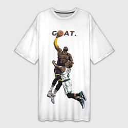 Женская длинная футболка Goat 23 - LeBron James