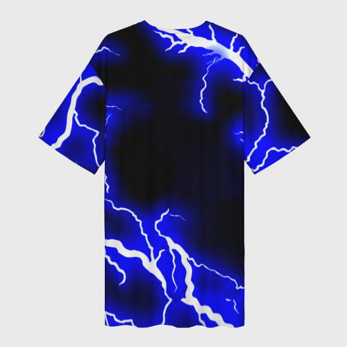 Женская длинная футболка Tekken молнии / 3D-принт – фото 2