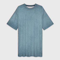 Женская длинная футболка Бирюзовый флёр