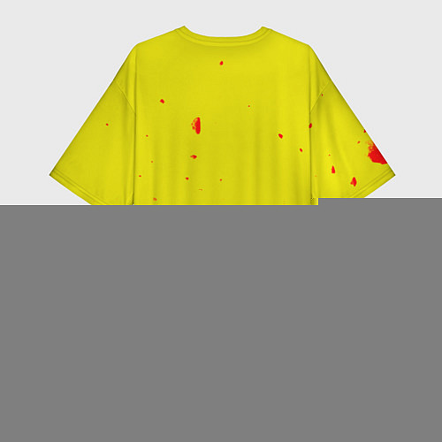 Женская длинная футболка Poppy Playtime Хагги Вагги монстр / 3D-принт – фото 2