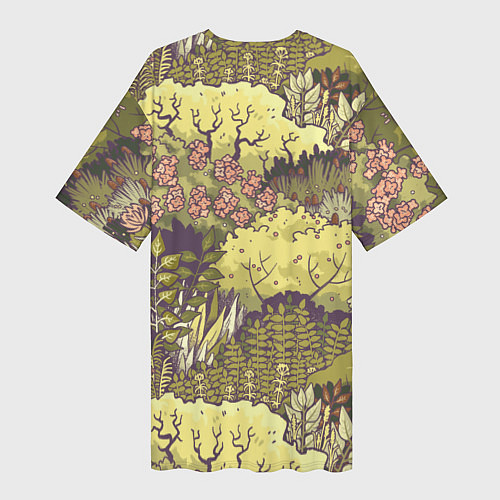 Женская длинная футболка Найди опоссума / 3D-принт – фото 2