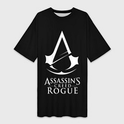 Футболка женская длинная Assassins Creed rogue, цвет: 3D-принт