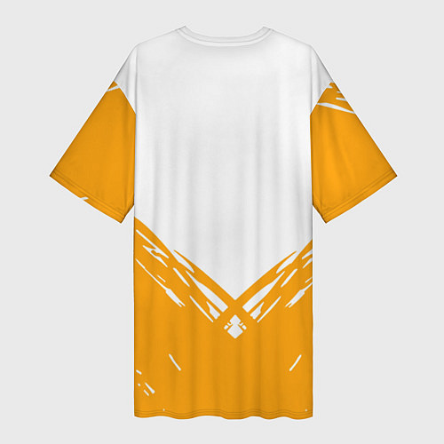 Женская длинная футболка Half life текстура / 3D-принт – фото 2