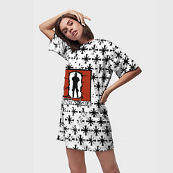 Футболка женская длинная Rainbow six x farcry, цвет: 3D-принт — фото 2