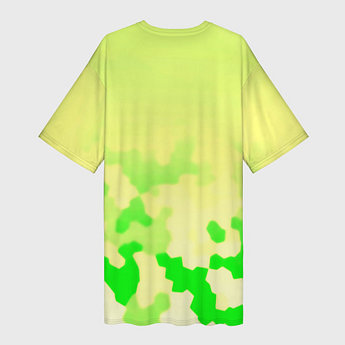 Женская длинная футболка Xbox camo / 3D-принт – фото 2