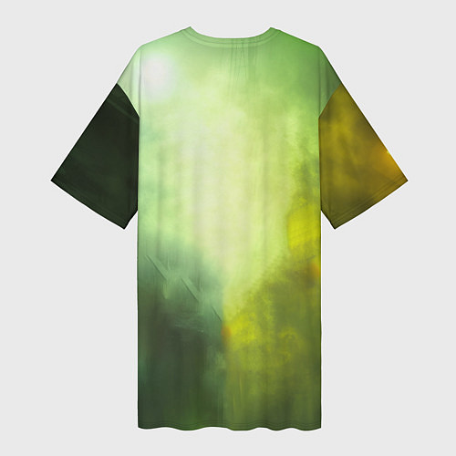 Женская длинная футболка Stalker 2 ядовитый дым / 3D-принт – фото 2