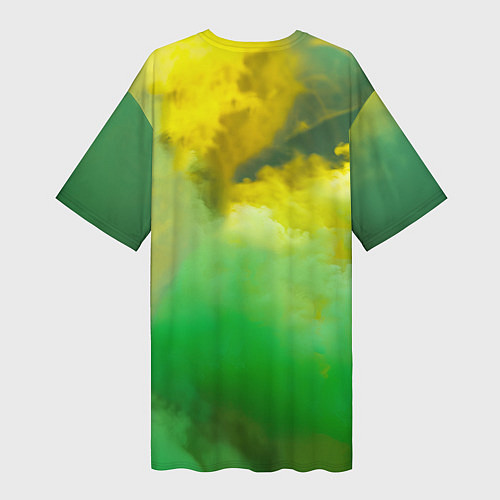 Женская длинная футболка Stalker 2 скелет череп / 3D-принт – фото 2