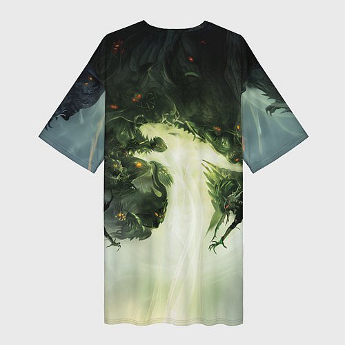 Женская длинная футболка Illustration Dragon Age Inquisition / 3D-принт – фото 2