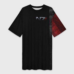 Женская длинная футболка Shepard N7 - темный