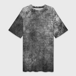Женская длинная футболка Абстракция - gray wall