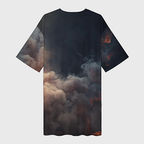 Женская длинная футболка Stronghold Crusader logo / 3D-принт – фото 2