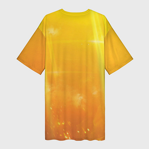 Женская длинная футболка Скорпион - Mortal Kombat / 3D-принт – фото 2