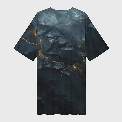 Женская длинная футболка Stronghold сrusader крестовый шторм / 3D-принт – фото 2