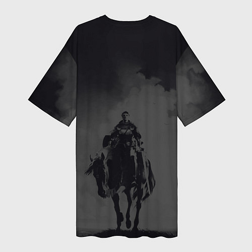 Женская длинная футболка Kingdom come deliverance 2 / 3D-принт – фото 2